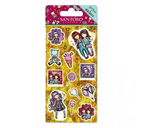 Santoro London - Autocollants - Gorjuss - Fireworks/Up and Away