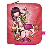 safta, Portefeuille Gorjuss Fairground « Carousel » 10 x 12 x 3 cm Mixte Enfant, Multicolore, Taille Unique