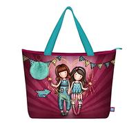 SANTORO - Gorjuss Sac de Foire « Feux dartifice » 41,5 x 30 x 13 cm, , Bleu - 1132GJ02 Bleu