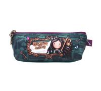 Safta Trousse d'écolier Gorjuss Curiosity Gris Vert (22.3 x 8.8 x 5.7 cm)