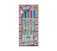 SANTORO Lot de 5 stylos gel brillant Gorjuss Fairground Carousel 8,7 x 19 x 1,5 cm, multicolore (1126GJ01)