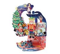 SANTORO Pendule, Carte De Vœux Pop-Up 3D De Noël - Casse-Noisette - pour Les Enfants, pour La Famille, Noël, Festif