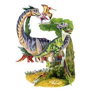 SANTORO Pendule, Carte De Vœux Pop-Up 3D - Dinosaures - Pour Enfants, Garçons, Anniversaire