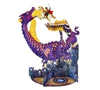 Pendule SANTORO, Carte De Vœux Pop-Up 3D - Dragon Et Chevalier - Pour Enfants, Pour Garçons, Pour Lui, Anniversaire