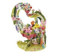 SANTORO Pendule, Carte De Vœux Pop Up 3D - Jardin Botanique - Pour Elle, Pour Maman, Anniversaire, Fête Des Mères, Amoureux Du Jardin