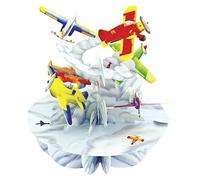SANTORO Pirouette, carte de vœux pop-up 3D - Avions - Pour lui, elle, famille | Carte d'avion pour anniversaire | Carte d'avion pour les enfants | Cadeaux pour les passionnés d’avion