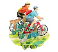 SANTORO Pirouette, Carte De Vœux Pop Up 3D - Cyclisme - The Tour de France, Pour Lui, Pour Papa, Anniversaire, Fête Des Pères
