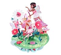 SANTORO Pirouette, Carte De Vœux Pop Up 3D - Jardin Féérique - Fée, Conte, Fée Des Dents | Pour Elle, Maman, Femme, Anniversaire, Fête Des Mères