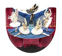 SANTORO Popnrock, Carte De Vœux Pop-Up 3D - Le Lac Des Cygnes Ballet - Pour Elle, Pour Maman, Anniversaire, Fête Des Mères
