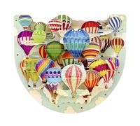 SANTORO Popnrock, Carte De Vœux Pop-Up 3D - Montgolfières - Pour Elle, Pour Lui, Anniversaire