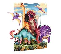 SANTORO Swing Card, Carte De Vœux Pop-Up 3D - Dinosaures - Pour Garçons, Enfants, Fils, Petit-Fils | Carte Dinosaure Pour Anniversaire (Terre Des Dinosaures)