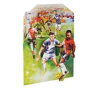 SANTORO Swing Card, Carte De Vœux Pop-Up 3D - Football - Pour Lui, Pour Papa, Pour Garçons, Anniversaire