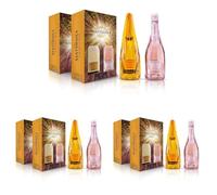 SANT'ORSOLA Prosecco D.O.C. Extra Dry Millesime Sec + Prosecco D.O.C. Rosè Vin Petillant Italien en coffret cadeau - 2 Bouteilles x 75 cl (Lot de 3)