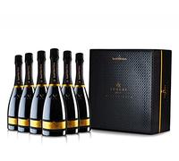 Sant'Orsola Prosecco D.O.C. LX Brut Millesime Sec Vin Petillant Italien Set de 6 Bouteilles, Blanc, 750 milliliters