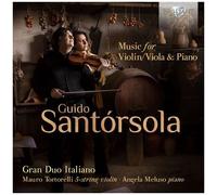 Guido Santórsola – Musique pour violon/alto et piano – CD – Edel