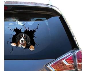 SANTPOT Autocollant Bernois Bouvier Bernois Autocollant Amusant Vinyle Stickers Muraux pour Agriculteur Drôle Fenêtre 3D