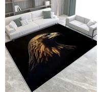 SANTPOT Rapis Noirs Tapis Animal Golden Eagle Machine Washable Not Area Rapier Cape CHEPINE Chape,