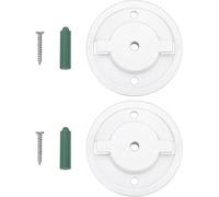 SANTUO Lot de 2 bases murales intelligentes compatibles avec Tapo C200 compatible avec TP-Link C210 Blanc 55 cm avec vis