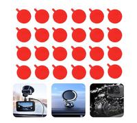 SANTUO Lot de 24 pastilles adhésives 3M - 10 mm - Double face - Extra solides - Rondes - Haute résistance à la chaleur - Pour Nextbase, Garmin, Dashcam, GPS, support de téléphone portable GoPro