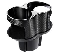 SANTUO Porte-gobelet de voiture 2 en 1 multifonction avec base réglable, convient à la plupart des tasses d'eau et bouteilles