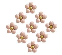 Sanu Belle 213002 Lot de 9 ballons gonflables à l'hélium en forme de marguerite rose de 50 cm pour fête, Saint-Valentin, mariage, fiançailles, fête des mères, anniversaire