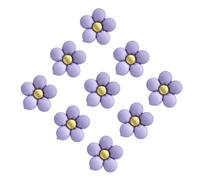 Sanu Belle 213003 Lot de 9 ballons gonflables à l'hélium en forme de marguerite violets de 50 cm pour fête, Saint-Valentin, mariage, fiançailles, fête des mères, anniversaire