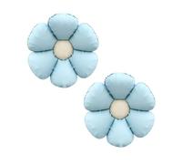 Sanu Belle 215008 Lot de 2 ballons gonflables à l'hélium en forme de marguerite Bleu 71 cm Pour fête, Saint-Valentin, mariage, fiançailles, fête des mères, anniversaire