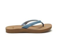 Sanuk Cosmic Shores Tongs résistantes à l'eau pour femme | Semelle intérieure en EVA avec soutien de la voûte plantaire | Sandales de plage pour femme, bleu jean, 41 EU