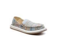 Sanuk Donna Blanket - Mocassins pour femme, bleu perle, 7