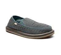 Sanuk Donny Mocassins matelassés pour homme | Chaussures à enfiler pour homme | Mocassins à enfiler pour homme | Semelle intérieure en mousse à mémoire de forme, bleu/gris, 41 EU
