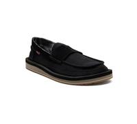 Sanuk Donny Penny Mocassins pour homme | Chaussures à enfiler pour homme | Mocassins à enfiler pour homme | Semelle confortable, noir, 44 EU