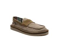 Sanuk Donny Penny Mocassins pour homme | Chaussures à enfiler pour homme | Mocassins à enfiler pour homme | Semelle confortable, Funghi, 47 EU