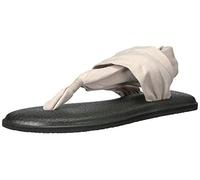 Sanuk Femme Sangle de Yoga 2 Tongs, Naturel Clair, 36 EU