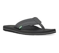 Sanuk Homme Beer Cozy 2 Tongs, Gris Charbon, 46 EU