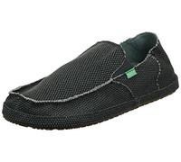 Sanuk Homme Rounder Mocassins à Enfiler, Noir Pirate, 43 EU