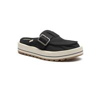 Sanuk Mocassins Donna Sash-Hey pour femme | Facile à enfiler | Chaussures décontractées pour tous les jours avec boucle | Semelle confortable à rebond élevé, noir, 39 EU