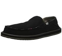 Sanuk Mocassins Donny Hemp bicolore pour homme, noir, 38 EU