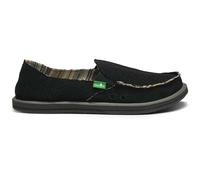 Sanuk Pantoufles Donna en Chanvre pour Femme, Noir, 41 EU