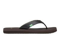 Sanuk Tongs pour femme avec semelles en tapis de yoga - Marron - marron,