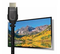 Sanus SAC-20HDMI2 Câble HDMI 2.0 4K 18 Gbit/s haut débit certifié haut débit avec Ethernet (2 mètres/6,5 pieds)
