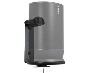 Sanus Support Intérieur Et Extérieur Conçu pour Haut-Parleur Sonos Move - Économise l'espace sur Les Etagères Et La Table - WSSMM1-B2 (Noir)