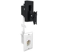 SANUS Support mural et kit d'alimentation pour haut-parleur inclinable et pivotant