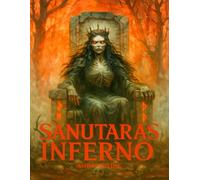 Sanutara´s Inferno Ashes and Ink: A Sanutaras Book of Shadows - horror colouring book for adults, eerie, elegant and exquisitely illustrated