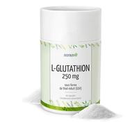 Sanuvit® L-Glutathion | 90 capsules | 250 mg de L-glutathion par capsule | Sous forme thiol réduite (GSH) | Haute biodisponibilité et tolérance | Végan | Fabriqué en Autriche