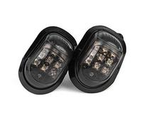SANWAN Lot de 2 clignotants pour moto 12 V LED Ambre
