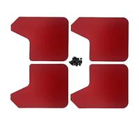 SANWAN Lot de 4 bavettes garde-boue anti-rayures pour voiture, SUV, camion, noir, 292 x 384 x 256 mm