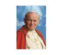 SANWYA Impression sur toile Saint Jean-Paul II (2017) - Décoration murale pour salon, chambre à coucher - 30 x 45 cm - Style 6 sans cadre