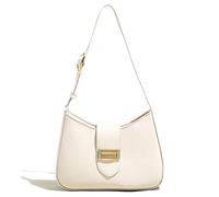 Sanxiner Sac à bandoulière classique, petit sac à main rétro, sac fourre-tout pour femme avec fermeture éclair, 1 Off Blanc, Small