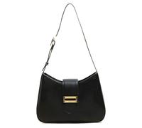 Sanxiner Sac à bandoulière classique, petit sac à main rétro, sac fourre-tout pour femme avec fermeture éclair, 1-Noir, Small
