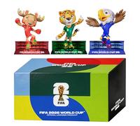 Sanyetral 3PCS Mascotte Coupe du Monde 2026 Court-B (6 cm)